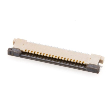 Molex Ffc/Fpc Connector, 20 Contact(S), 1 Row(S), Right Angle, 0.020 Inch Pitch, Surface Mount Terminal, 545502071